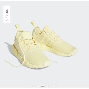 Adidas‎ NMD R1 Athletic Running Shoes Women's Lifestyle Sneakers Yellow 8.5